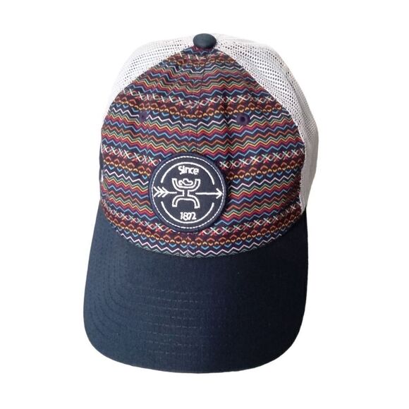 Get Your Hooey Mesh Cap Equipment Apparel White Navy Adjustable Back - Picture 1 of 7